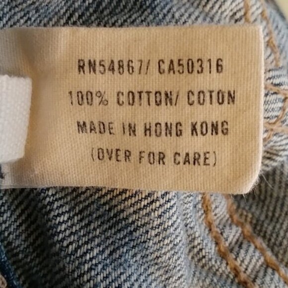 Ezra Fitch Vintage Women's Blue Bootcut 100% COTTON Distressed Jeans Size 6 US - Picture 4 of 8